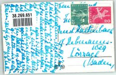 3823 Wengen 1952 Foto AK Gasthaus Schwimmbad Breithorn Jungfrau