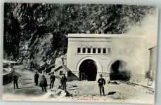 3901 Rothwald Foto AK Eisenbahn Tunnel