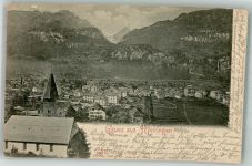 3860 Meiringen 1901 Foto AK Gruss aus