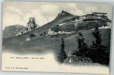 Schynige Platte Foto AK Die drei Gipfel