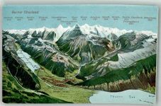 3800 Interlaken Foto AK Berner Oberland Brienzer- und Thuner See