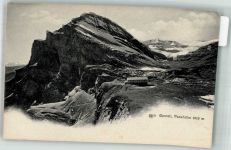 Gemmipass Wallis Foto AK Passhöhe Hotel