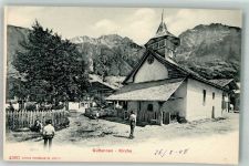 3864 Guttannen 1905 Foto AK Kirche
