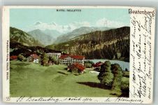 3803 Beatenberg 1904 Foto AK Hotel Bellevue