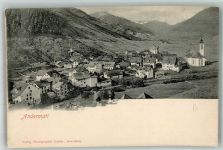 6490 Andermatt Foto AK Kirche