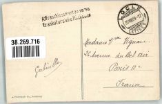2400 Le Locle 1909 Foto AK Marke bildseitig