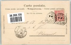 2900 Porrentruy Pruntrut 1903 Foto AK Schloss