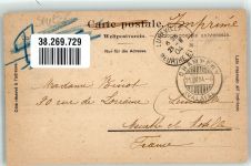 1874 Champéry 1907 Foto AK Marke bildseitig