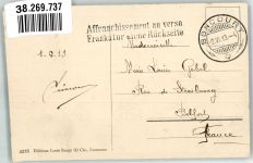 2926 Boncourt 1913 Foto AK Marke bildseitig