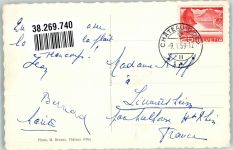 2300 La Chaux-de-Fonds 1959 Foto AK Gasthaus Home Bois Gentil