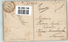 6900 Lugano 1909 Foto AK Marke bildseitig