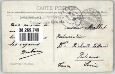 1000 Lausanne Losanna 1905 Foto AK Marke bildseitig