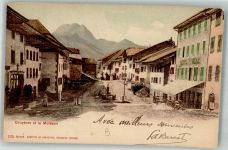 1663 Gruyères Foto AK Gasthaus Hotel Ville