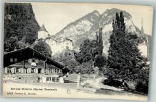 3752 Wimmis Foto AK Schloss Wimmis