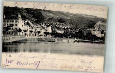 6300 Zug Zugo 1905 Foto AK
