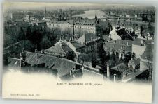 4000 Basel Bâle Foto AK Krankenhaus mit St. Johann