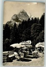 8784 Braunwald 1957 Foto AK Glarus Ortsock Gasthaus