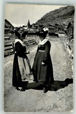 Evolène Tracht Tracht Schweiz Foto AK