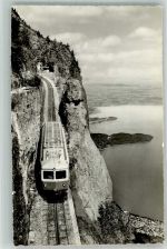 6415 Arth Foto AK Zahnradbahn Arth-Rigi-Bahn Käbelwand Zugersee