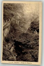 1820 Montreux 1908 Foto AK Les Gorges du Chauderon