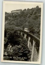 6644 Orselina Foto AK Hotel Pension al Sasso Bergbahn Locarno-Orselina