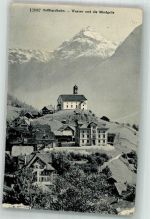 6484 Wassen UR 1909 Foto AK Kirche