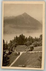 3800 Interlaken 1925 Foto AK Bergbahn Standseilbahn Beatenbergbahn Niesen