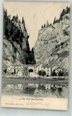 Col des Roches 1902 Foto AK