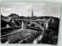 3000 Bern Berne 1956 Foto AK Kirchfeldbrücke
