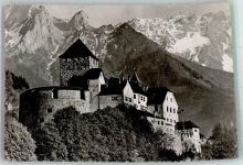 9490 Vaduz 1952 Foto AK Schloss