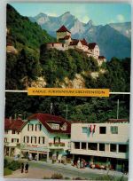 9490 Vaduz Foto AK Schloss Geschäft