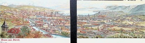 8000 Zürich 1902 Klapp AK Lithographie