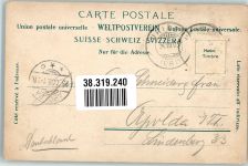 Klausenstrasse 1903 Foto AK Postkutsche Klausenstrasse