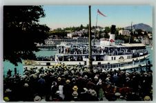 Luzern Lucerne Salondampfer Gallia Vierwaldstättersee Binnenschiff