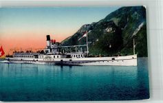 RD Victoria Dampfschiffgesellschaft Vierwaldstättersee Binnenschiff