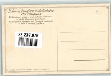 Künstlerkarte sign. Christoffel A. Schweizer Trachten u. Volkslieder Vereinigung