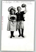 Kinder Kaiser u. Co. 7734 Tracht Schweiz 1905