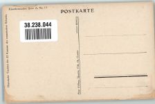 sign. Deveria A. Trachten Schweiz 1930 Unterwalden Abschied Tracht Schweiz Künstlerkarte