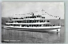 Zürich Motorschiff Linth auf dem Zürichsee Photoglob-Wehrli 9335 Binnenschiff Foto AK