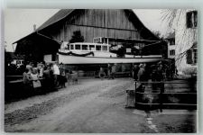 Schiffstaufe vom Motorschiff Heimat Binnenschiff Privatfoto AK