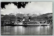 Raddampfer Stadt Rapperswil auf dem Zürichsee Verlag Photoglob-Wehrli 6331 Binnenschiff Foto AK