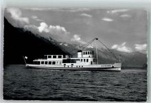 Fahrgastschiff Rothorn auf dem Brienzersee Binnenschiff Foto AK