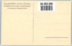 Ufenau Insel Raddampfer Stadt Zürich auf dem Zürichsee Binnenschiff Foto AK