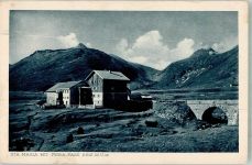 7184 Medel Lucmagn Foto AK Berghütte Gasthaus Sta. Maria Piora Pass