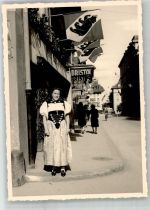 3000 Bern Berne 1940 Foto AK Tracht Frau Schauplatzgasse Ort handschriftlich