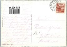 3532 Zäziwil 1945 Foto AK Fliegeraufnahme Bahnhof Bahnpost