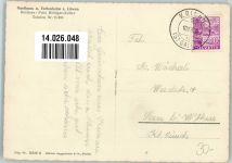 9622 Krinau 1956 Foto AK Gasthaus Pension zum Löwen