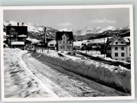 9643 Krummenau 1954 Winter Gasthaus Bahnhof