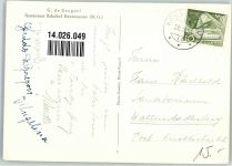 9643 Krummenau 1954 Winter Gasthaus Bahnhof