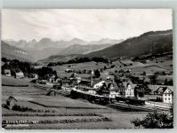 9643 Krummenau 1954 Foto AK Bahnhof Eisenbahn